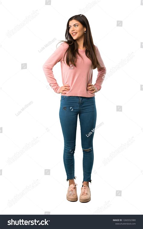 Teen Girl Standing Smiling Images Stock Photos Vectors