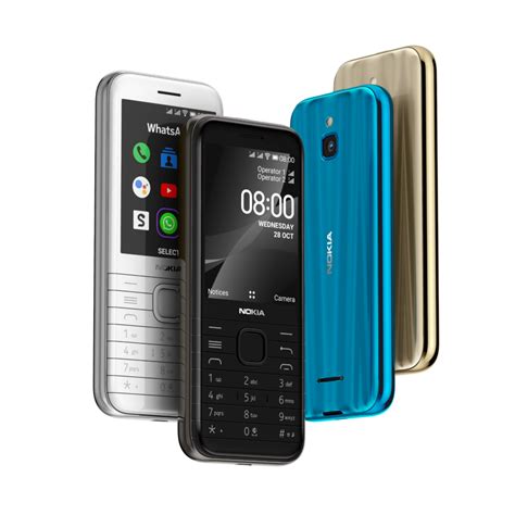 Nokia 8000 4g анонсовано дешевий стильний кнопковий телефон із