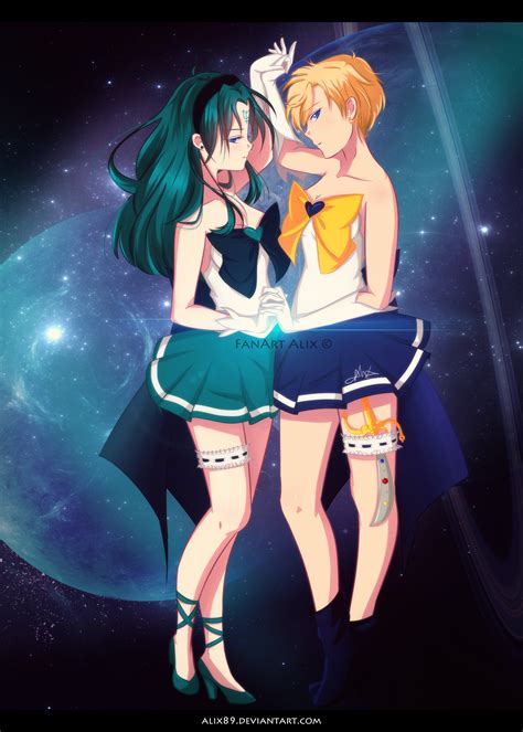 Sailor Neptune And Sailor Uranus [fanart] By Alix89 On Deviantart
