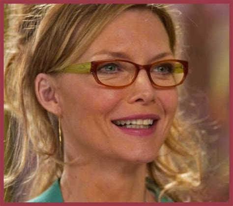 Proof That Red Frames Look Great On Blondes With Images Michelle Pfeiffer Michelle