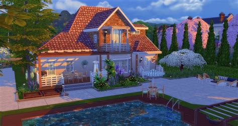 Ancolie House By Angerouge At Studio Sims Creation Sims 4 Updates