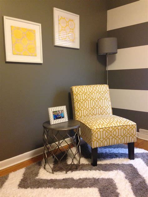 Collection by signature carpet one floor & home. Home Office Decor #yellow #grey #white #office #home # ...