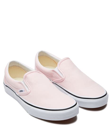 Vans Womens Classic Slip On Shoe Pink Surfstitch