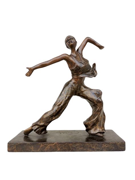 Bronze Sculpture Of A Modern Dancer Bronze Art
