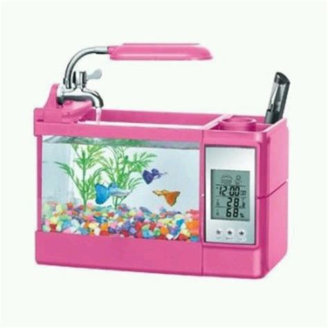Pink Fish Tank Amazingly Cute Fish Tank Pink Fish Mini Aquarium