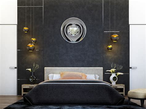 Dark Color Bedroom Decorating Ideas Shows A Luxury And Masculine