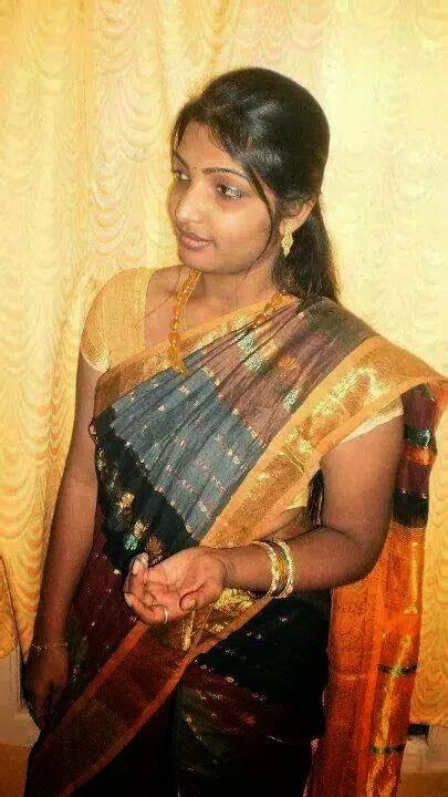 Homely Beauty Saree Girls Beauty Tamil Nadu Aunties Girls
