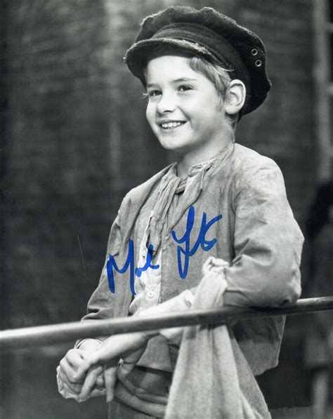 Mark Lester Signed 8 X 10 Hand Signed 8 X 10 Black And White Photo