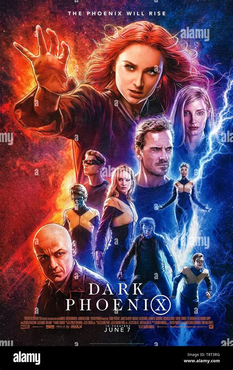 X Men Dark Phoenix 2019 Directed By Simon Kinberg And Starring Sophie Turner Jennifer