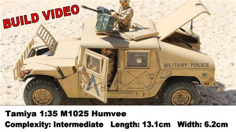 Models 135 Military Model Kit M1025 Humvee Armament Carrier Tamiya