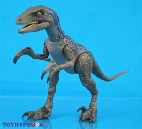 Mattel Jurassic World Amber Collection Owen Grady And Velociraptor Blue Figures Review