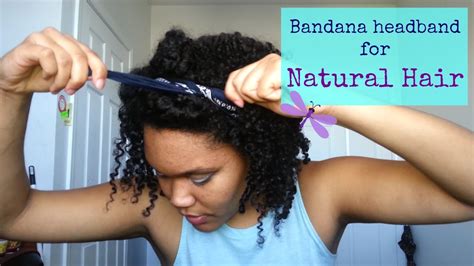 Quick And Easy Bandana Headband Hairstyle For Natural