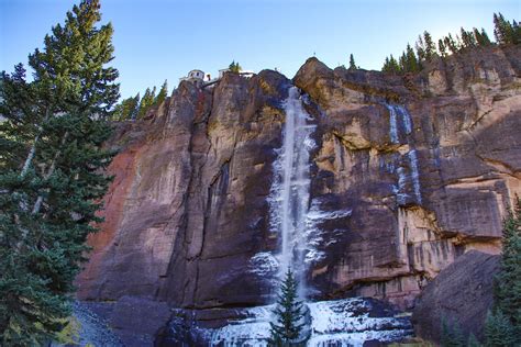 Bridal Veil Falls Near Telluride Colorado Simon Foot Flickr
