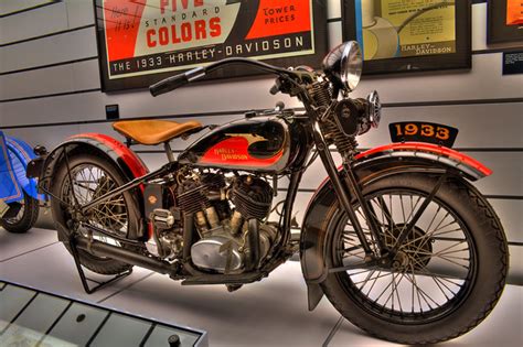 1933 Harley Davidson Motorcycle Harley Davidson Museum Milwaukee