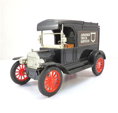 Ertl 1913 Ford Model T Van Vintage Automobile Car Bank Armored Etsy