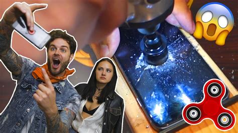 TURNED HER IPHONE INTO A FIDGET SPINNER ANGRY GIRLFRIEND YouTube