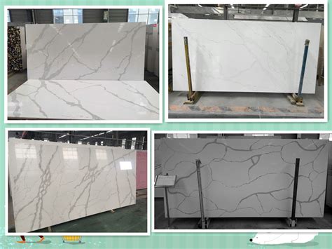 Quartz Stone Artificial Stones Calacatta White Quartz Slabs