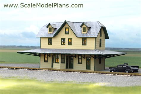 Cardstock Structures For Model Railroads And Dioramas