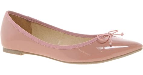 Lyst Asos Asos Live Pointed Ballet Flats In Pink