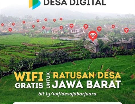 Pasang 600 Wifi Gratis Pemprov Jabar Kembangkan Desa Digital