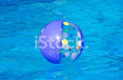 Beach Ball Floating Stock Photo Royalty Free Freeimages