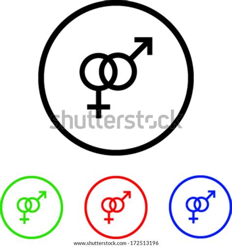 Male Female Sex Symbol Icon Illustration เวกเตอร์สต็อก ปลอดค่าลิขสิทธิ์ 172513196 Shutterstock