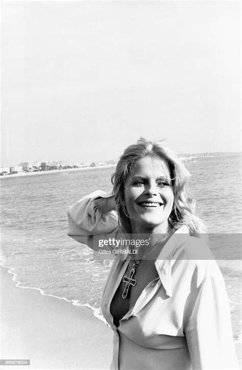 Portrait De Karin Schubert Le 22 Mai 1973 Au Festival De Cannes