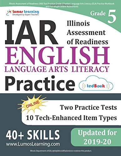 Illinois Assessment Of Readiness Iar Test Practice Grade 5 English