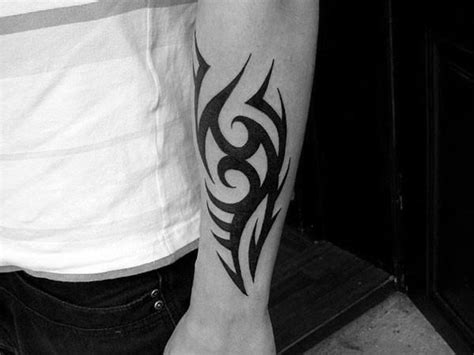 Tribal Tattoos Forearm Small Arm Tattoos For Men Star One