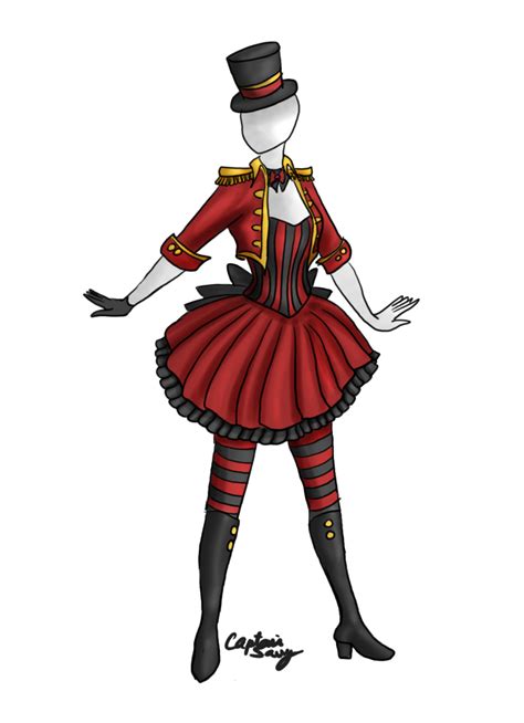 Circus Stripes Outfit Adoptable Sold By Captain Savvy On Deviantart