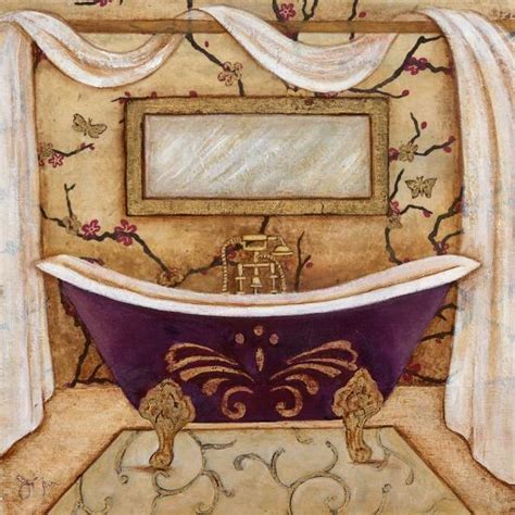 Purple Passion Bath I Art Print