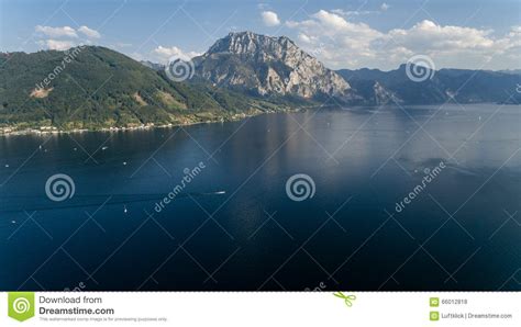 Austria Gmunden Lake Landscape River Salzkammergut Summer