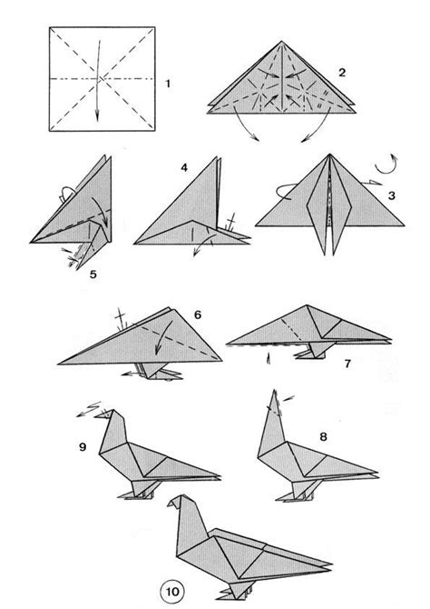 Dove Origami Origami Diagrams Origami Dove Origami Bird