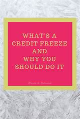 How Do You Freeze Your Credit Photos