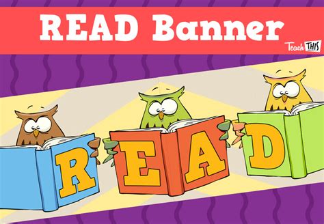 Reading Banner Reading Classroom Games Reading Classroom