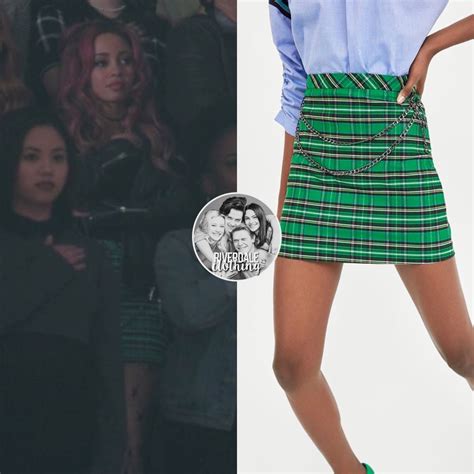 Riverdale Episode S E Toni Topaz Wears The Zara Checked Skirt