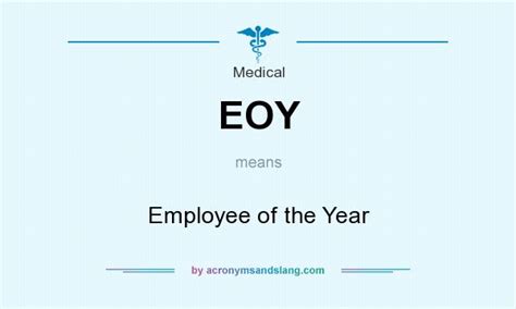 Eoy Employee Of The Year In Medical By