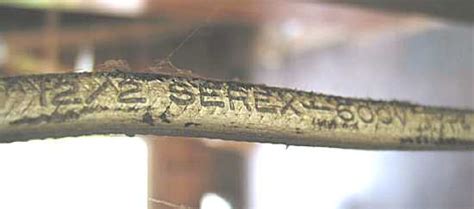 Most household wiring is type nm cable, sometimes referred to as romex. Our Old House - 1920s - ECN Electrical Forums