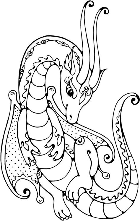 Sea Dragon Coloring Pages at GetDrawings | Free download