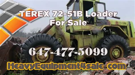 Terex 72 51b Loader For Sale Toronto Ontario Youtube