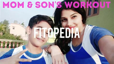Mom And Sons Workout 7 Min Indoor Exercise Fitness Drill Youtube