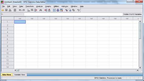 Lentera Pena Tutorial Spss Jendela Windows Spss 17