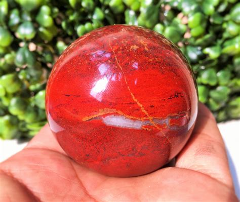 Sightly High Quality 55mm Red Jasper Crystal Healing Natural Etsy