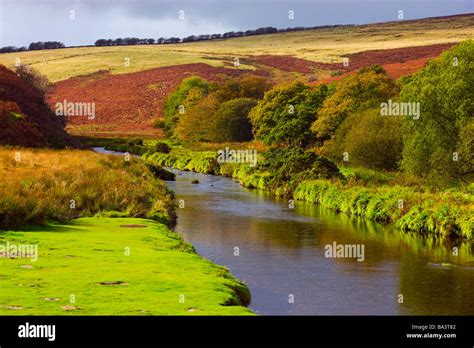 River Barle At Landacre Bridge Exmoor Devon England Stock Photo Alamy