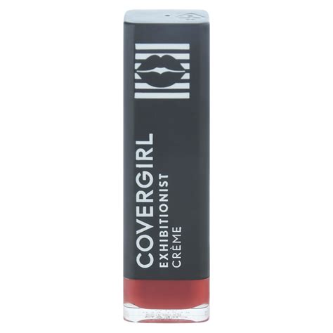 save on covergirl exhibitionist creme lipstick real red 510 order online delivery giant