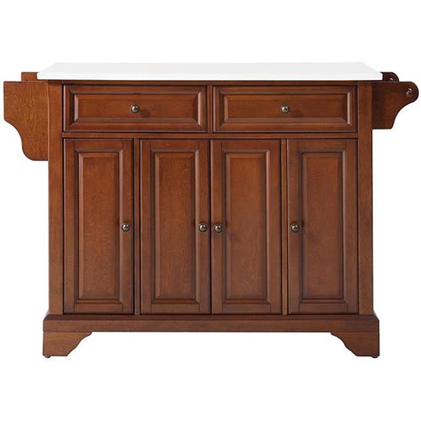 Maybe you would like to learn more about one of these? Crosley Lafayette White Granite Top Kitchen Island in ...