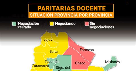 el mapa de las paritarias docentes todavía quedan 18 provincias sin acuerdo infobae