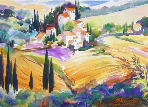 Tuscan Villa Painting At Explore Collection Of