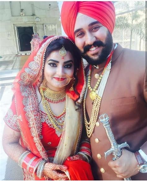Punjabi Newly Wedded Couple Pics Indian Girls Images Cute Couples Best Couple Wallpaper