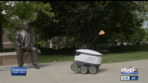 Robots Now Delivering Food Across Purdues Campus Youtube